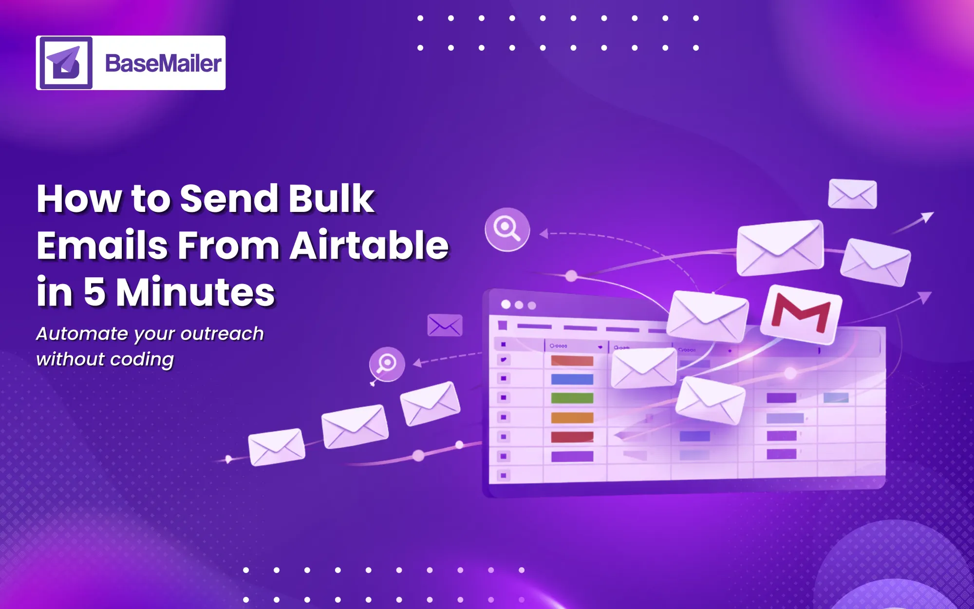 How to Send Bulk Emails From Airtable in 5 Minutes